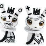 figuras de porcelana del rey y la dama