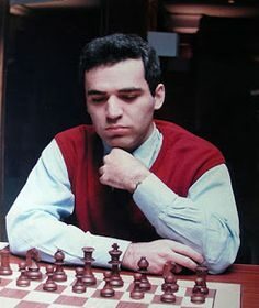 Foto del Gran Maestro y Campeón del Mundo de Ajedrez Garry Kasparov.