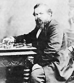 Wilhelm Steinitz ante el tablero