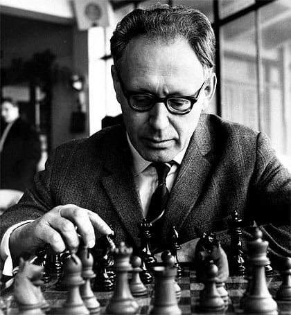 Foto del Gran Maestro y Campeón del Mundo de Ajedrez Mijail Botvinnik.