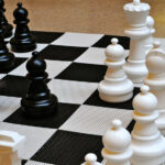 Foto de un juego de ajedrez